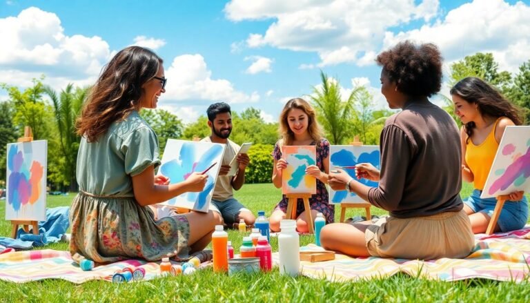 picnic painting